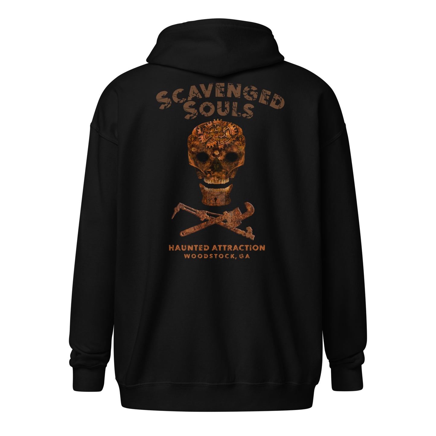 Scavenged Souls logo zip hoodie